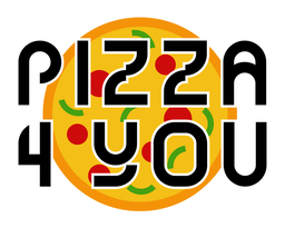 Pizza 4 You logo.